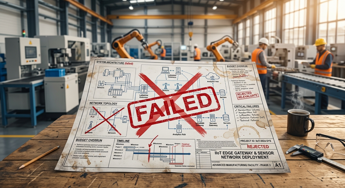The High Stakes of Industrial IoT: Why Pilots Fail to Scale